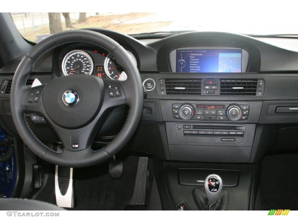 2011 BMW M3 Coupe Black Novillo Leather Dashboard Photo #49690410