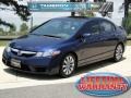 2009 Royal Blue Pearl Honda Civic EX Sedan  photo #1