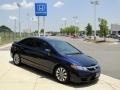 2009 Royal Blue Pearl Honda Civic EX Sedan  photo #2