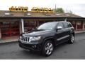 2011 Brilliant Black Crystal Pearl Jeep Grand Cherokee Overland 4x4  photo #1