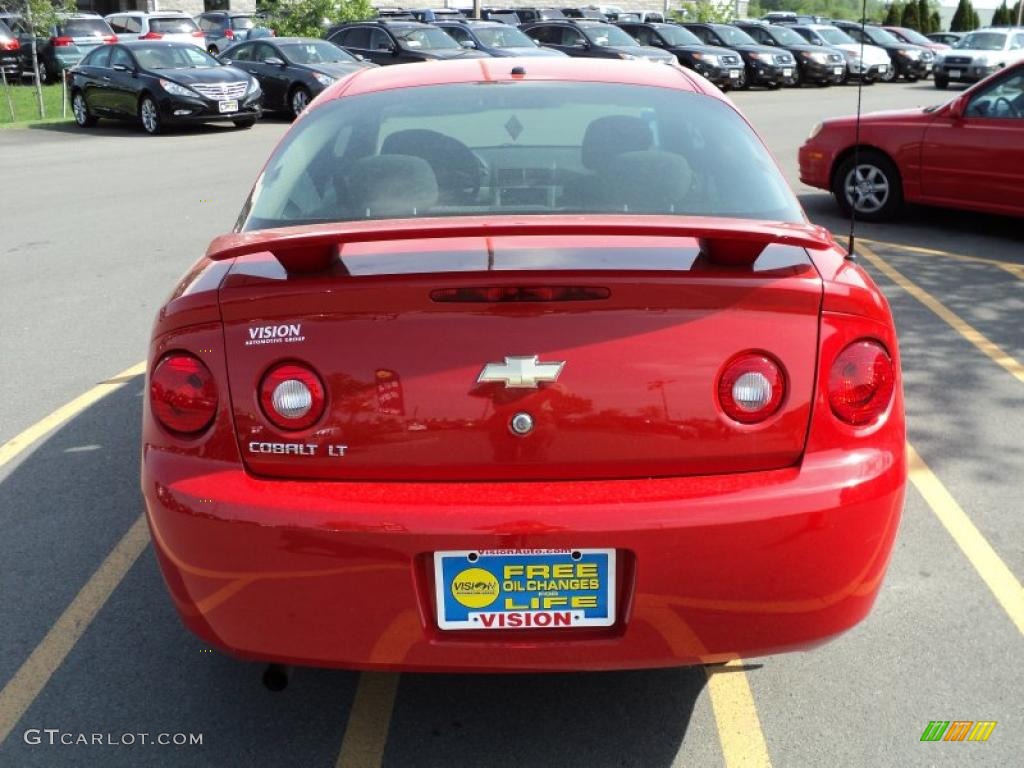 2007 Cobalt LT Coupe - Victory Red / Ebony photo #7