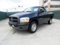 2006 Patriot Blue Pearl Dodge Ram 1500 ST Regular Cab  photo #7