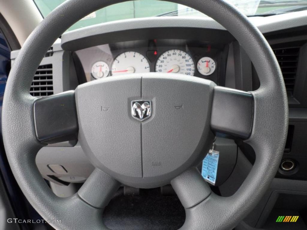 2006 Ram 1500 ST Regular Cab - Patriot Blue Pearl / Medium Slate Gray photo #38