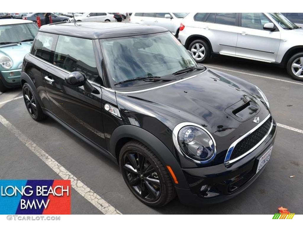 2011 Cooper S Hardtop - Midnight Black Metallic / Carbon Black photo #1