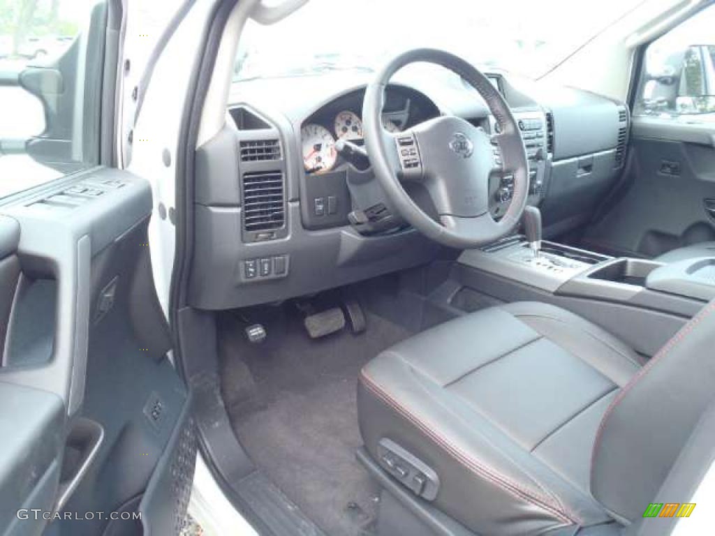 Pro 4X Charcoal Interior 2011 Nissan Titan Pro-4X Crew Cab 4x4 Photo #49696708