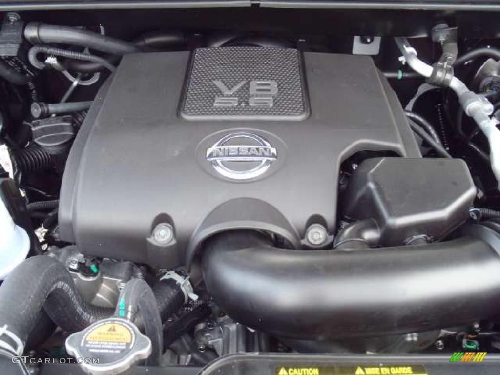 2011 Nissan Titan Pro-4X Crew Cab 4x4 5.6 Liter Flex-Fuel DOHC 32-Valve CVTCS V8 Engine Photo #49696855