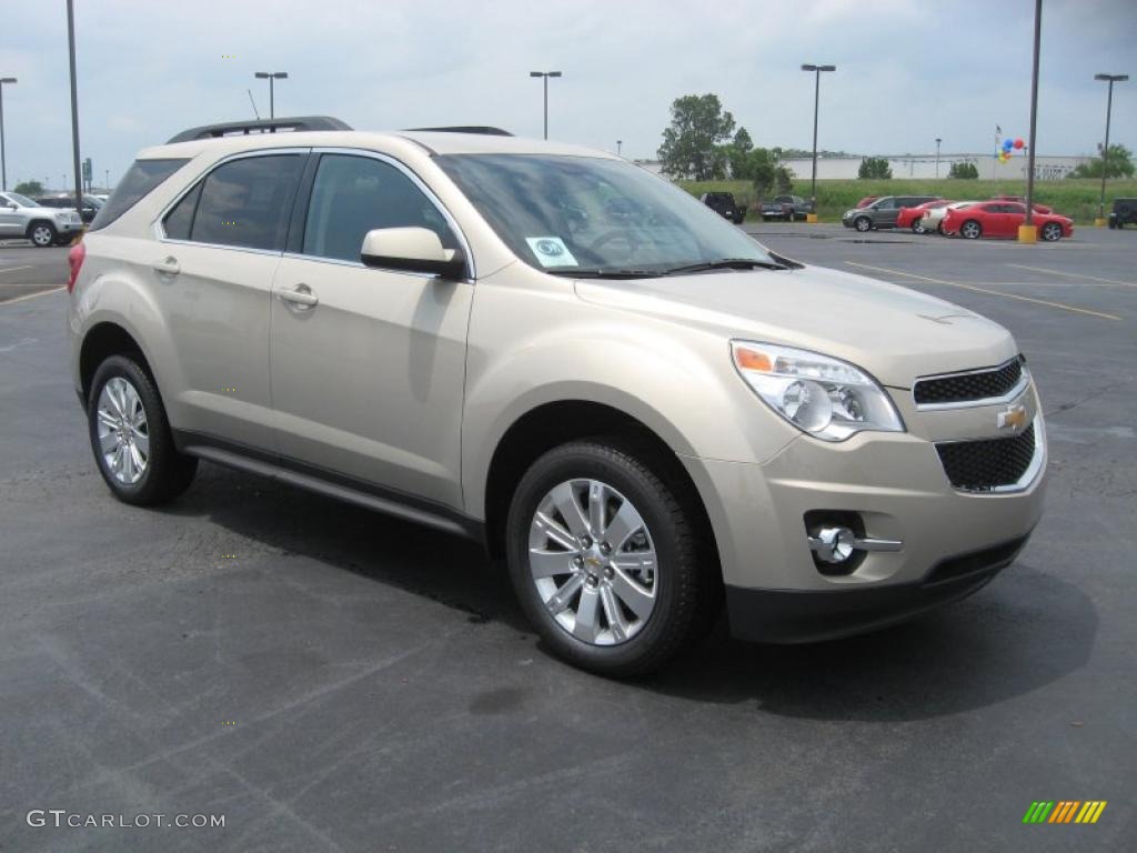 Gold Mist Metallic 2011 Chevrolet Equinox LT Exterior Photo #49697164