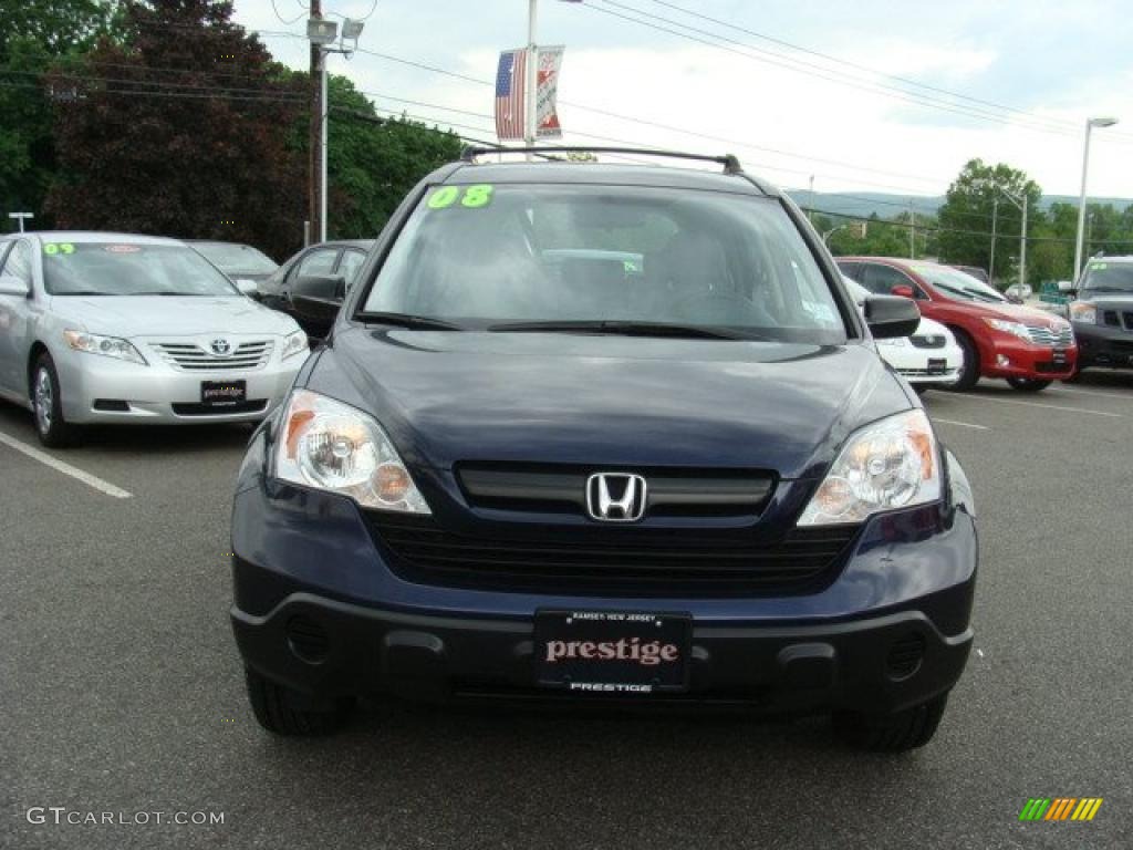 2008 CR-V LX 4WD - Royal Blue Pearl / Gray photo #2