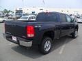 2011 Midnight Blue Metallic GMC Sierra 2500HD SLE Crew Cab 4x4  photo #4