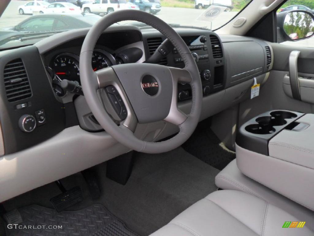 Dark Titanium/Light Titanium Interior 2011 GMC Sierra 2500HD SLE Crew Cab 4x4 Photo #49698463