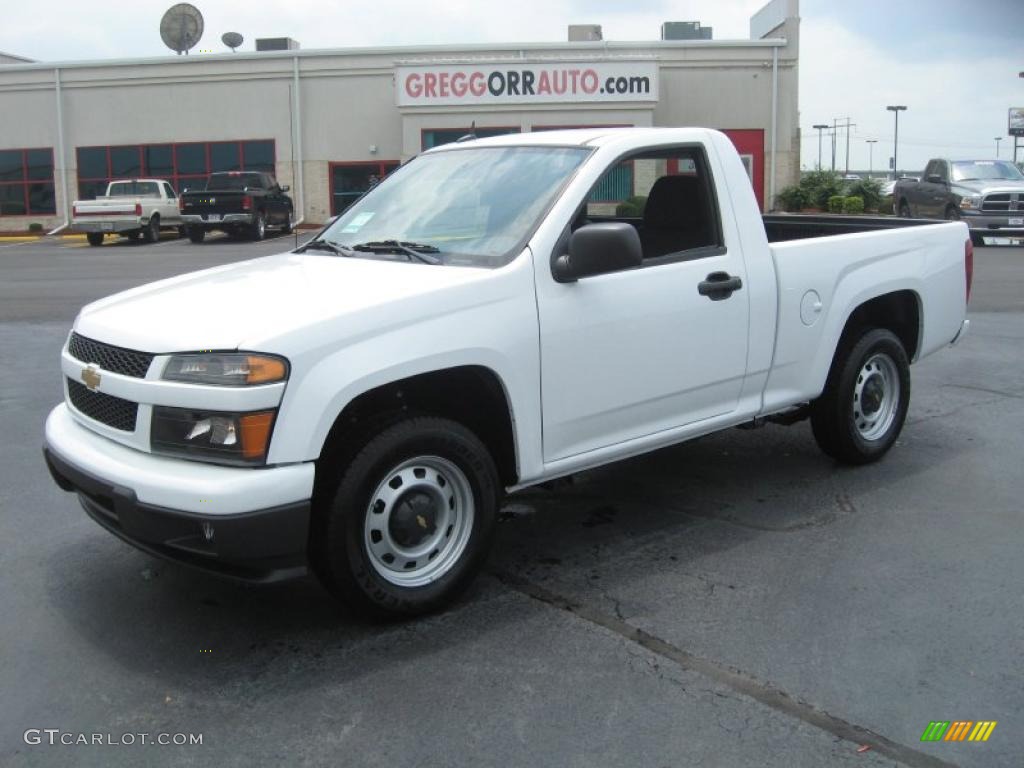 2011 Colorado Work Truck Regular Cab - Summit White / Ebony photo #1