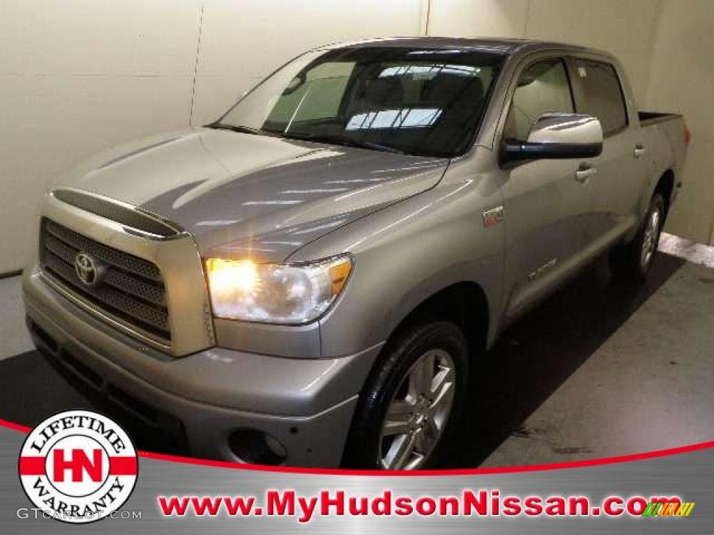 2008 Tundra Limited CrewMax 4x4 - Silver Sky Metallic / Graphite Gray photo #1
