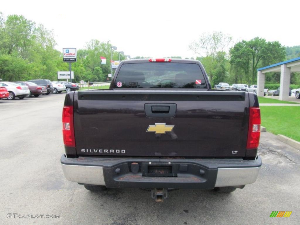 2008 Silverado 1500 Z71 Extended Cab 4x4 - Dark Cherry Metallic / Ebony photo #3