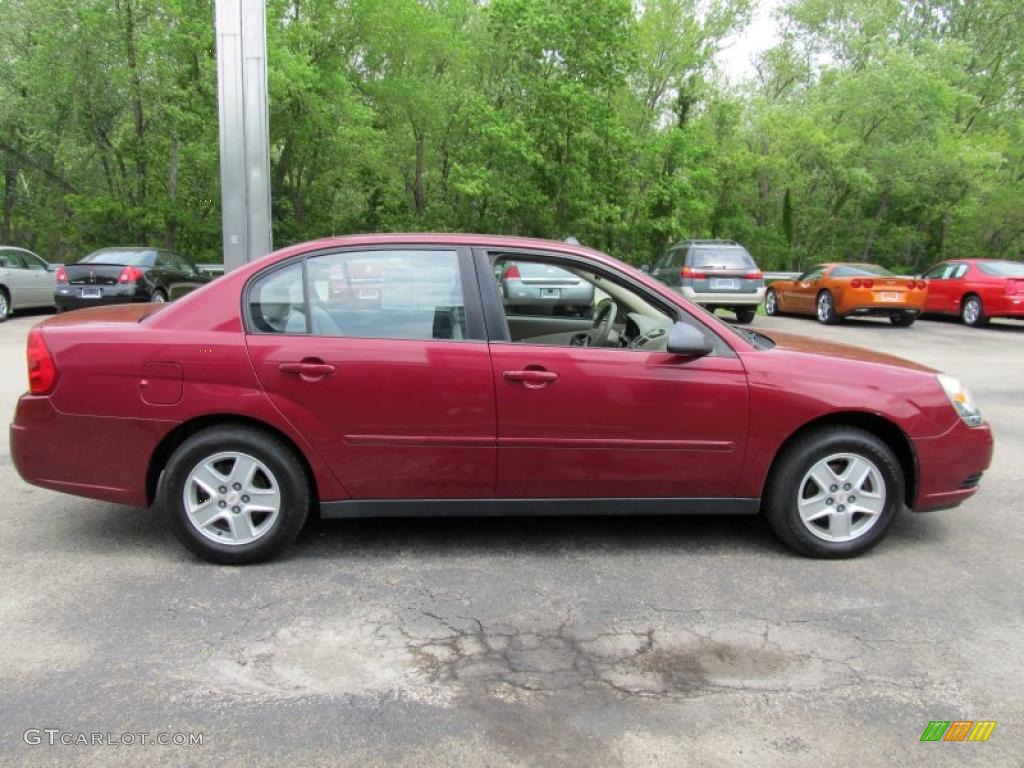 Sport Red Metallic 2004 Chevrolet Malibu LS V6 Sedan Exterior Photo #49701199