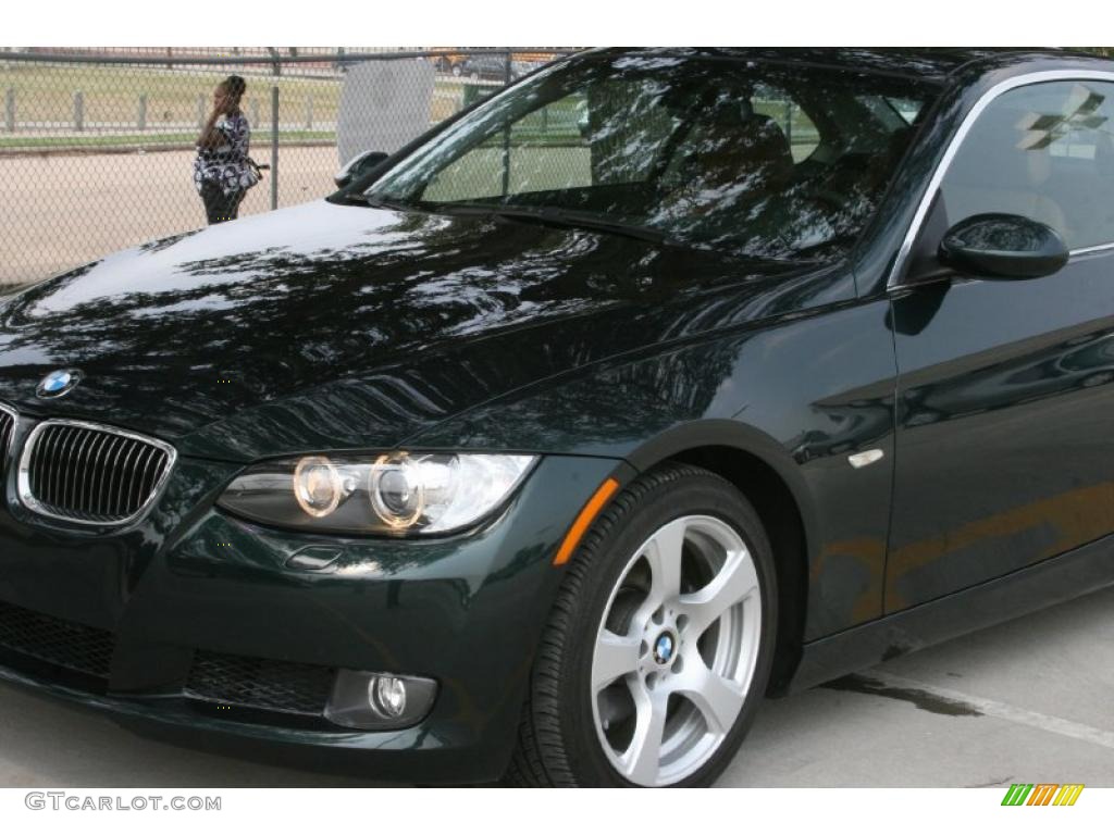 2008 3 Series 328i Coupe - Deep Green Metallic / Saddle Brown/Black photo #18