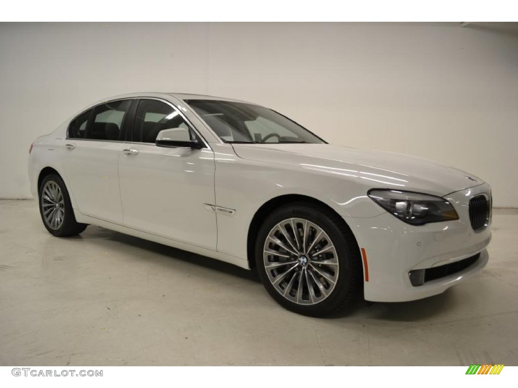 2011 7 Series 750i Sedan - Alpine White / Black photo #2
