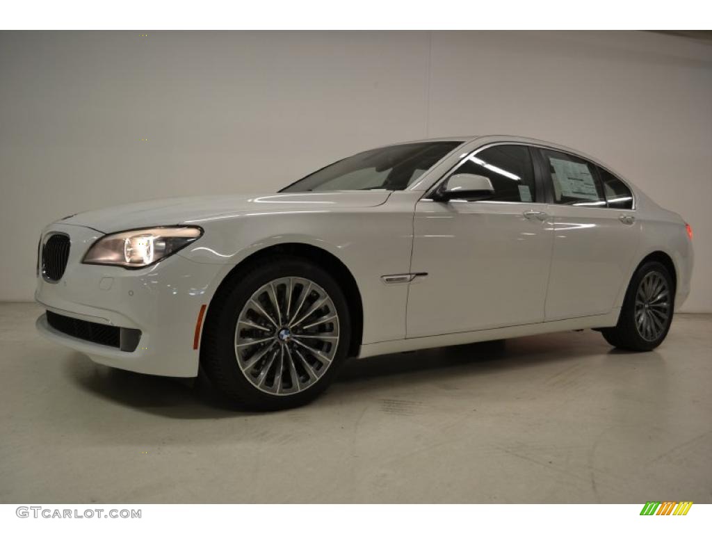 2011 7 Series 750i Sedan - Alpine White / Black photo #7