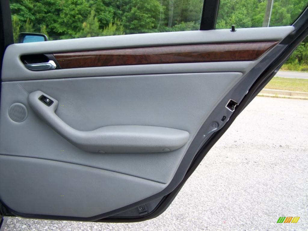 2001 3 Series 325i Sedan - Steel Grey Metallic / Grey photo #24