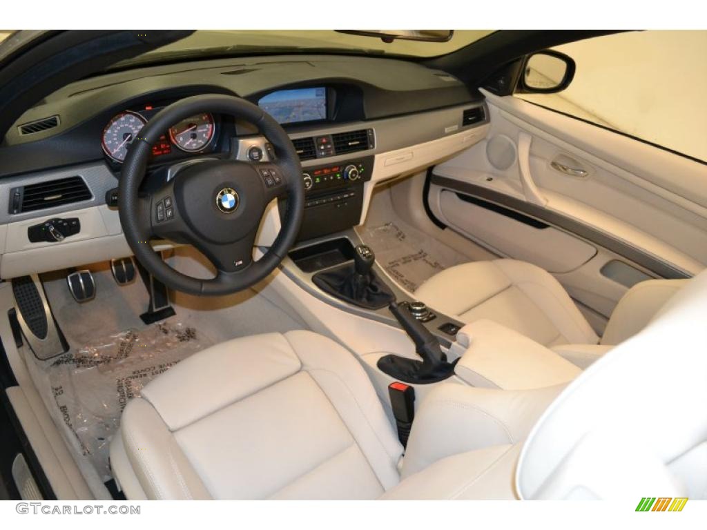 Cream Beige Interior 2011 BMW 3 Series 335is Convertible Photo #49702564