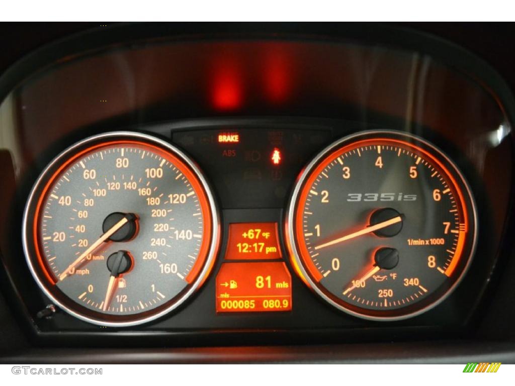 2011 BMW 3 Series 335is Convertible Gauges Photo #49702702