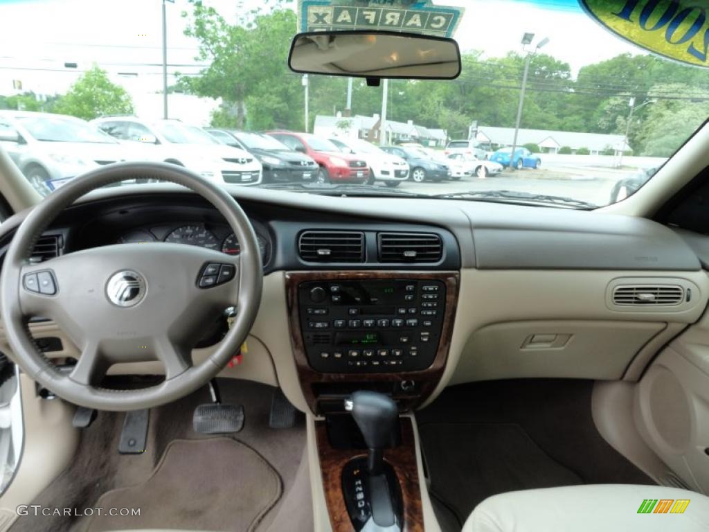 2001 Mercury Sable LS Premium Sedan Medium Parchment Dashboard Photo #49702837