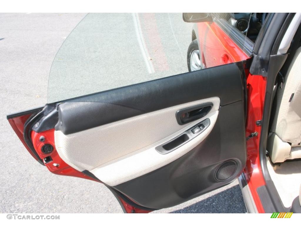 2006 Subaru Impreza Outback Sport Wagon Desert Beige Door Panel Photo #49702840
