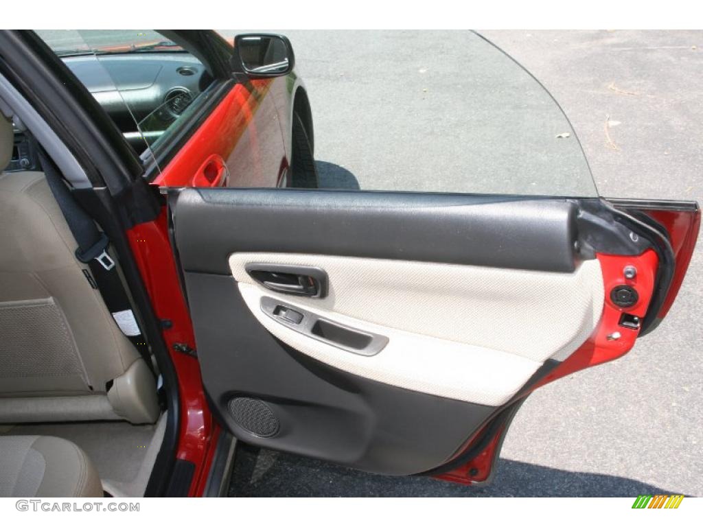 2006 Subaru Impreza Outback Sport Wagon Desert Beige Door Panel Photo #49702855