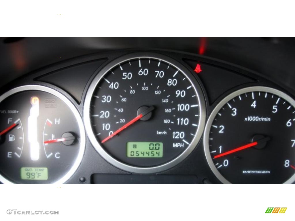 2006 Subaru Impreza Outback Sport Wagon Gauges Photo #49702993