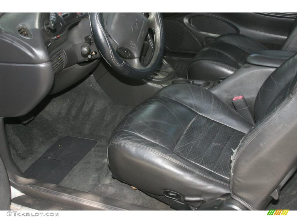 2000 Mustang GT Convertible - Silver Metallic / Dark Charcoal photo #6