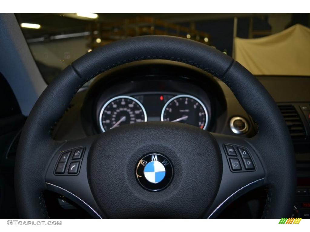 2012 1 Series 128i Coupe - Alpine White / Black photo #17