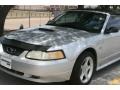 2000 Silver Metallic Ford Mustang GT Convertible  photo #18