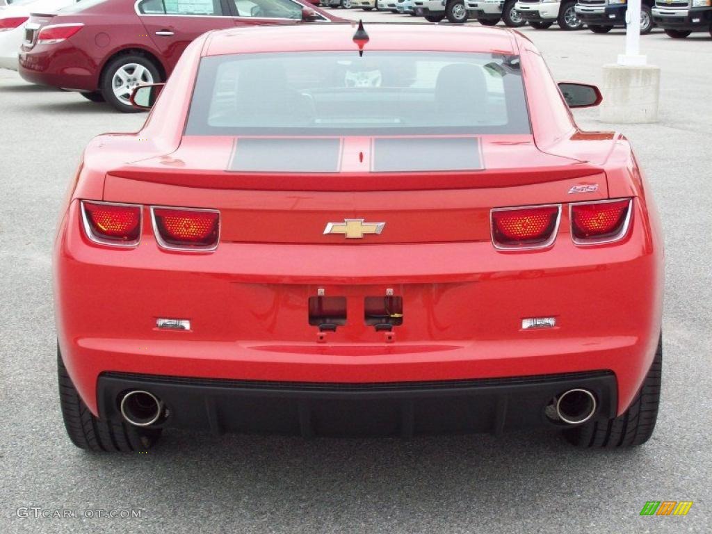 Inferno Orange Metallic 2010 Chevrolet Camaro SS/RS Coupe Exterior Photo #49704541