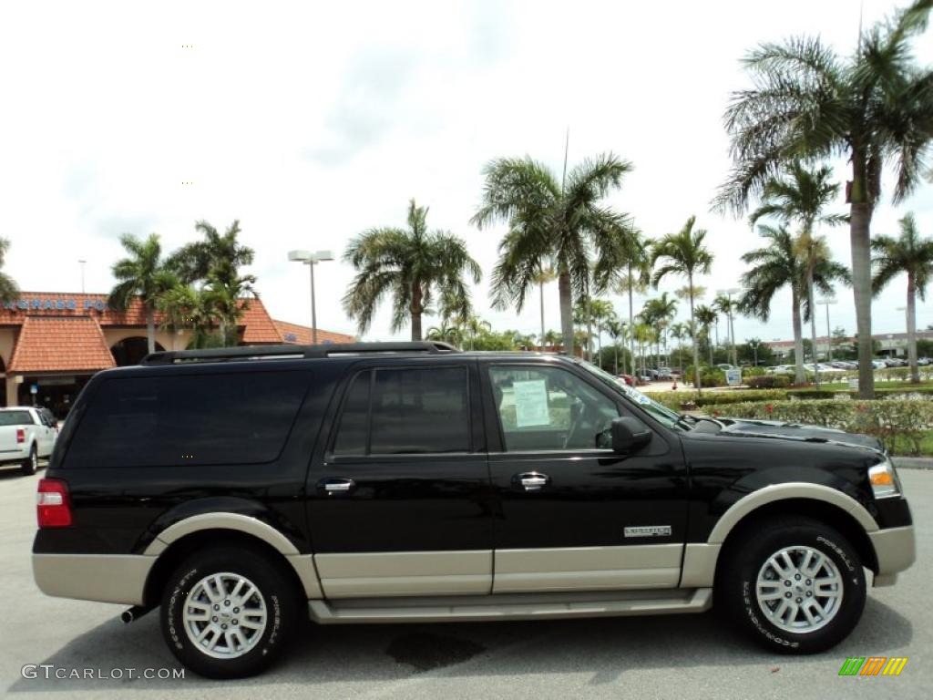 Black 2008 Ford Expedition EL Eddie Bauer Exterior Photo #49704667