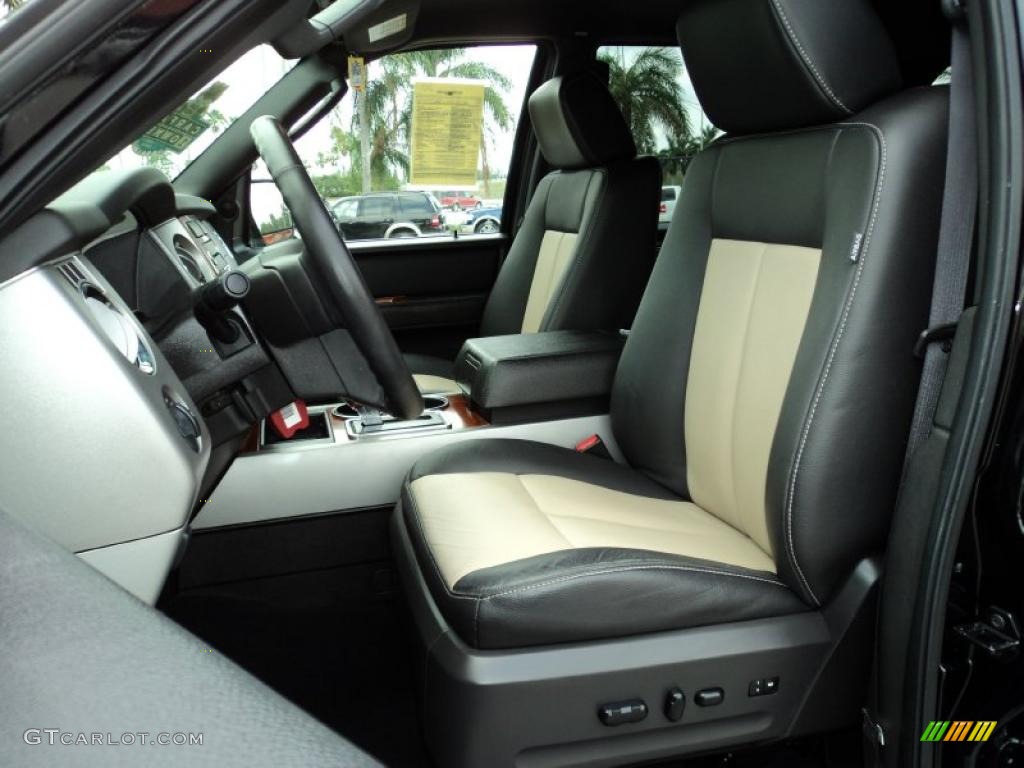 Charcoal Black/Camel Interior 2008 Ford Expedition EL Eddie Bauer Photo #49704889