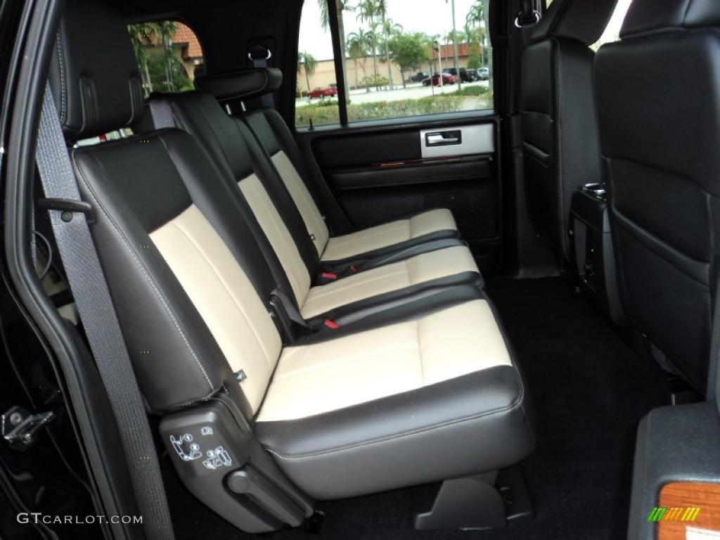 Charcoal Black/Camel Interior 2008 Ford Expedition EL Eddie Bauer Photo #49704952