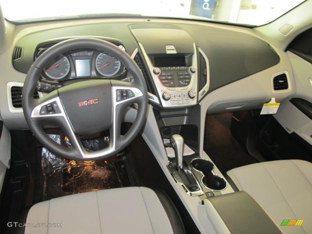 Light Titanium Interior 2011 GMC Terrain SLT Photo #49705192