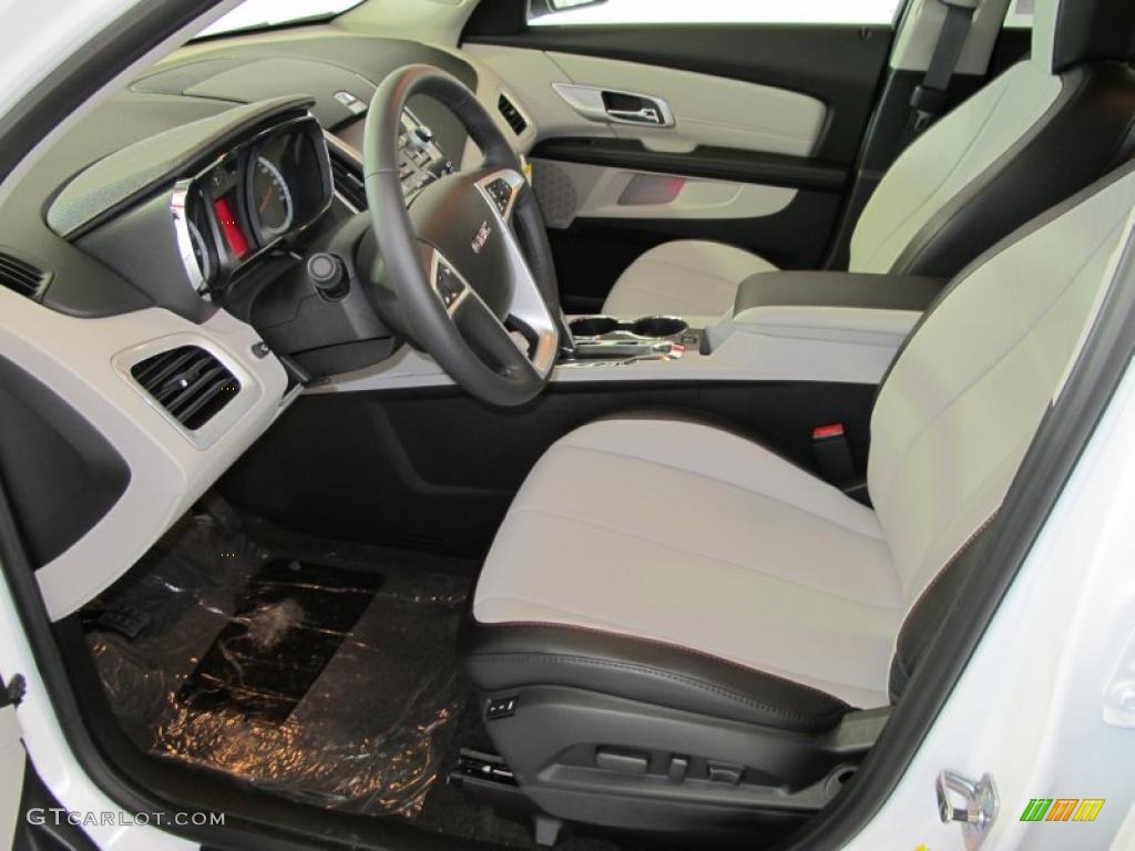 Light Titanium Interior 2011 GMC Terrain SLT Photo #49705213