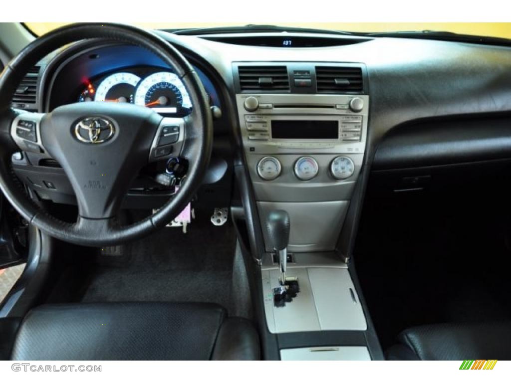 2010 Toyota Camry SE V6 Dark Charcoal Dashboard Photo #49706073