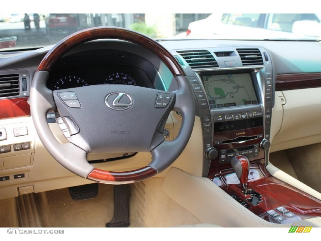 Cashmere Beige Interior 2009 Lexus LS 460 AWD Photo #49706701