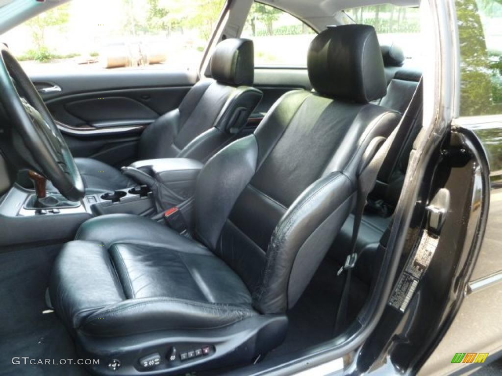 Black Interior 2000 BMW 3 Series 328i Coupe Photo #49707064