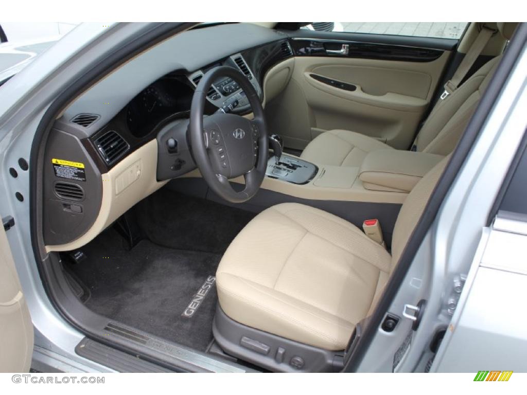 Cashmere Interior 2010 Hyundai Genesis 3.8 Sedan Photo #49707451