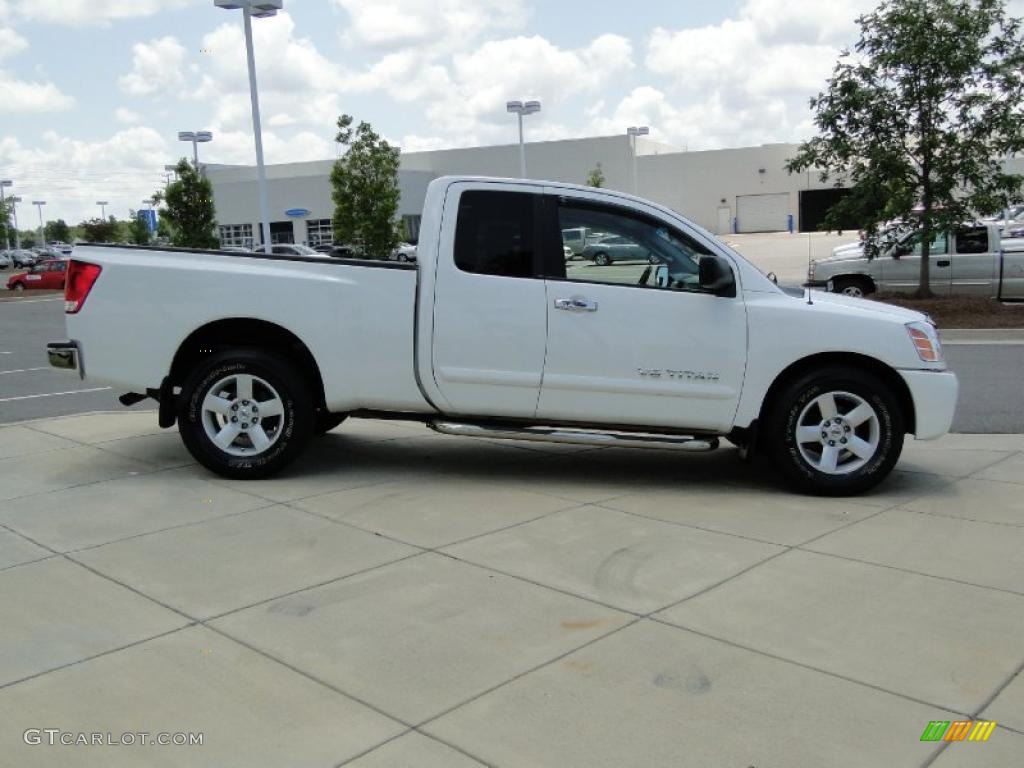White 2007 Nissan Titan SE King Cab Exterior Photo #49708360