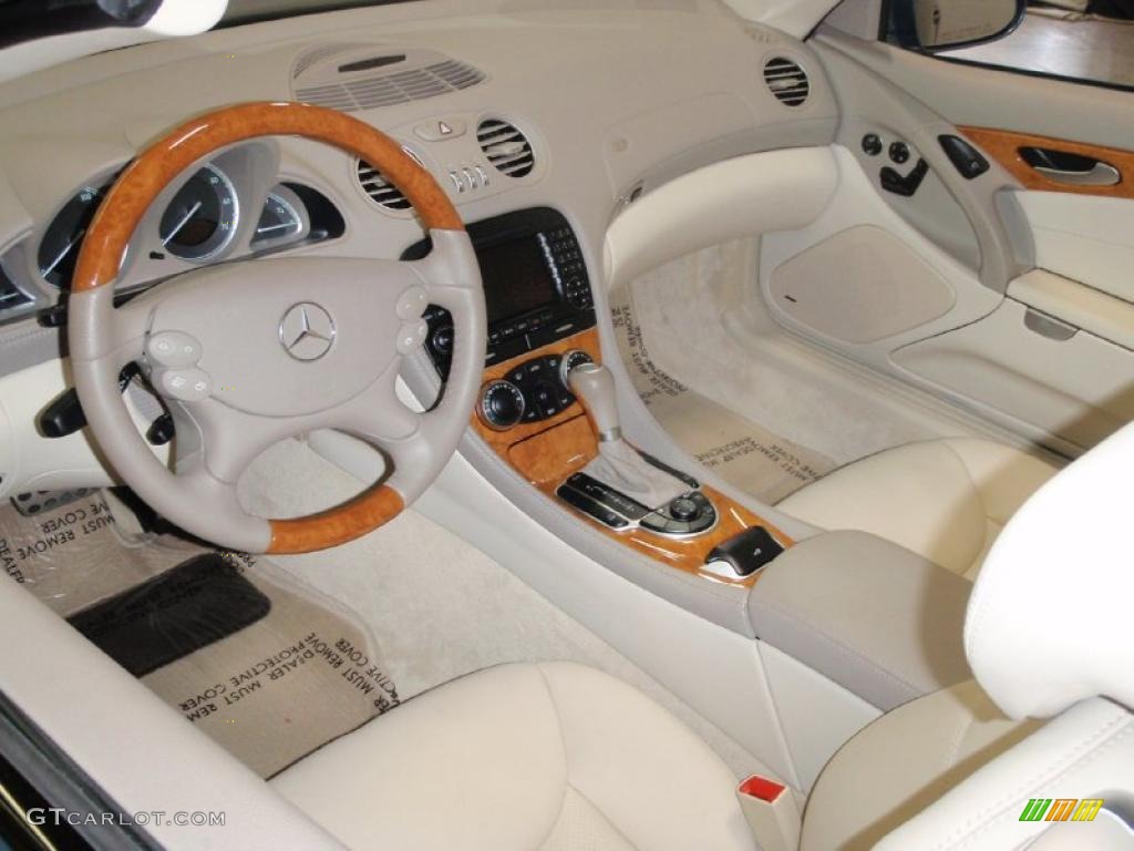 Stone Interior 2006 Mercedes-Benz SL 500 Roadster Photo #49708597