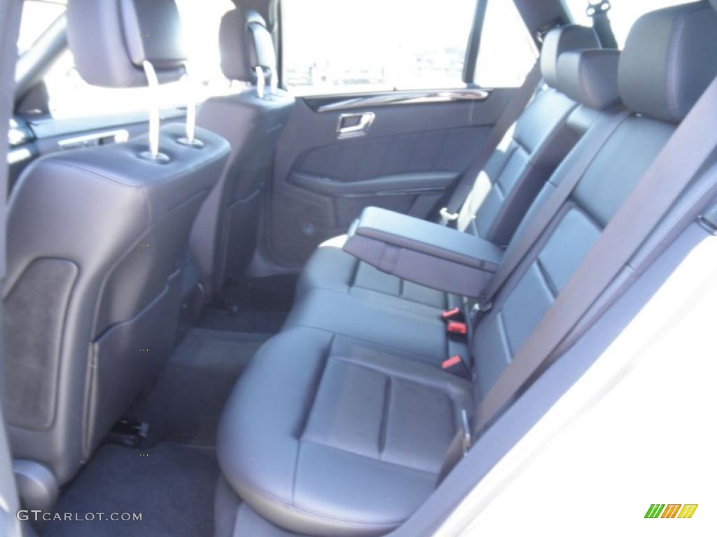 Black Interior 2011 Mercedes-Benz E 350 4Matic Wagon Photo #49710760