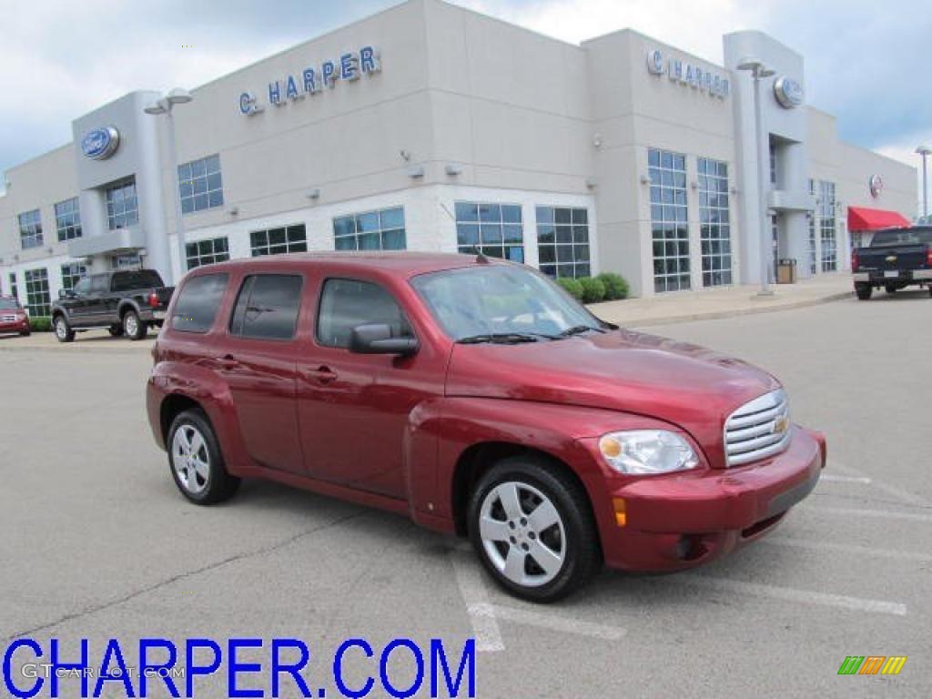 2008 HHR LS - Cardinal Red Metallic / Ebony Black photo #1