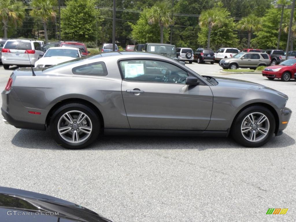 2011 Mustang V6 Premium Coupe - Sterling Gray Metallic / Charcoal Black photo #10
