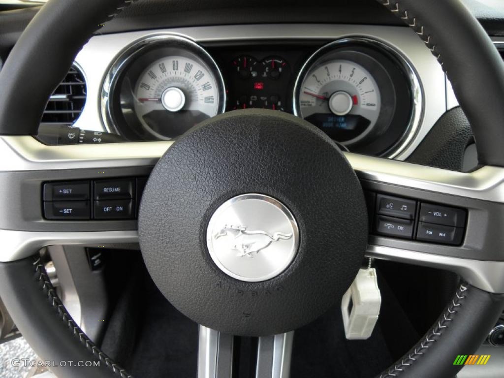 2011 Mustang V6 Premium Coupe - Sterling Gray Metallic / Charcoal Black photo #19