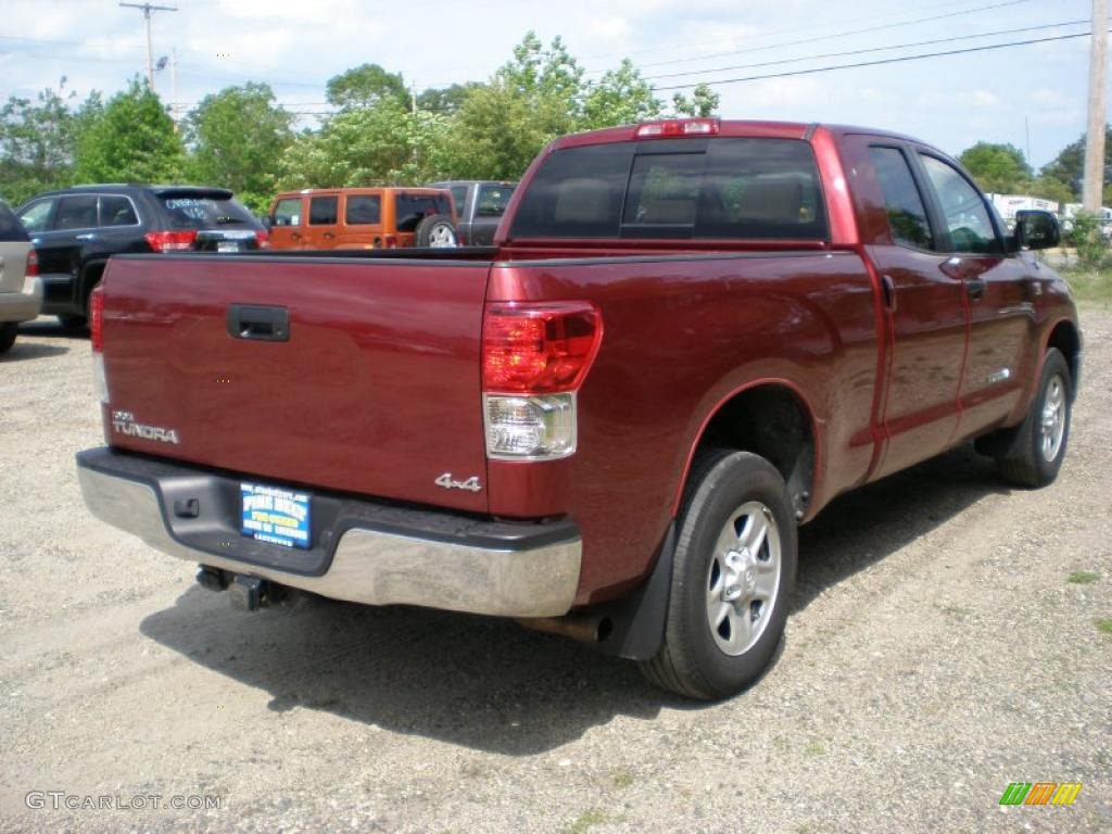 2010 Tundra Double Cab 4x4 - Salsa Red Pearl / Sand Beige photo #5