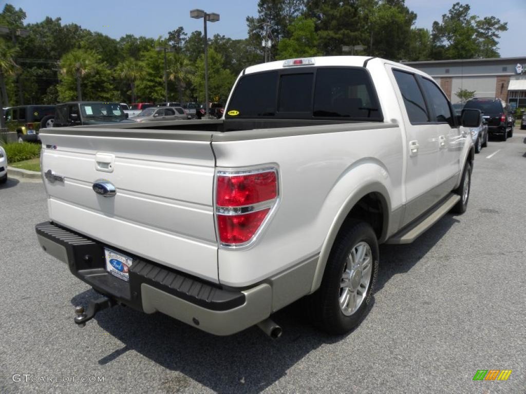 Oxford White 2009 Ford F150 Lariat SuperCrew Exterior Photo #49711633