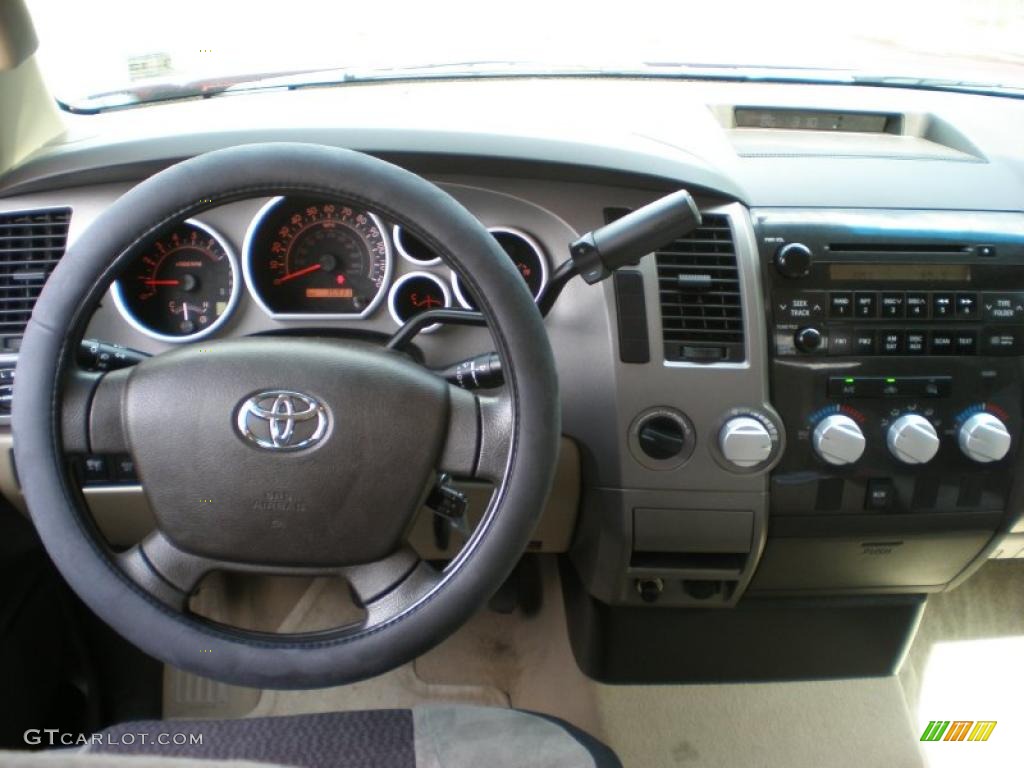 2010 Tundra Double Cab 4x4 - Salsa Red Pearl / Sand Beige photo #11